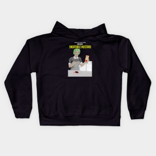 Snortable Mustard Kids Hoodie